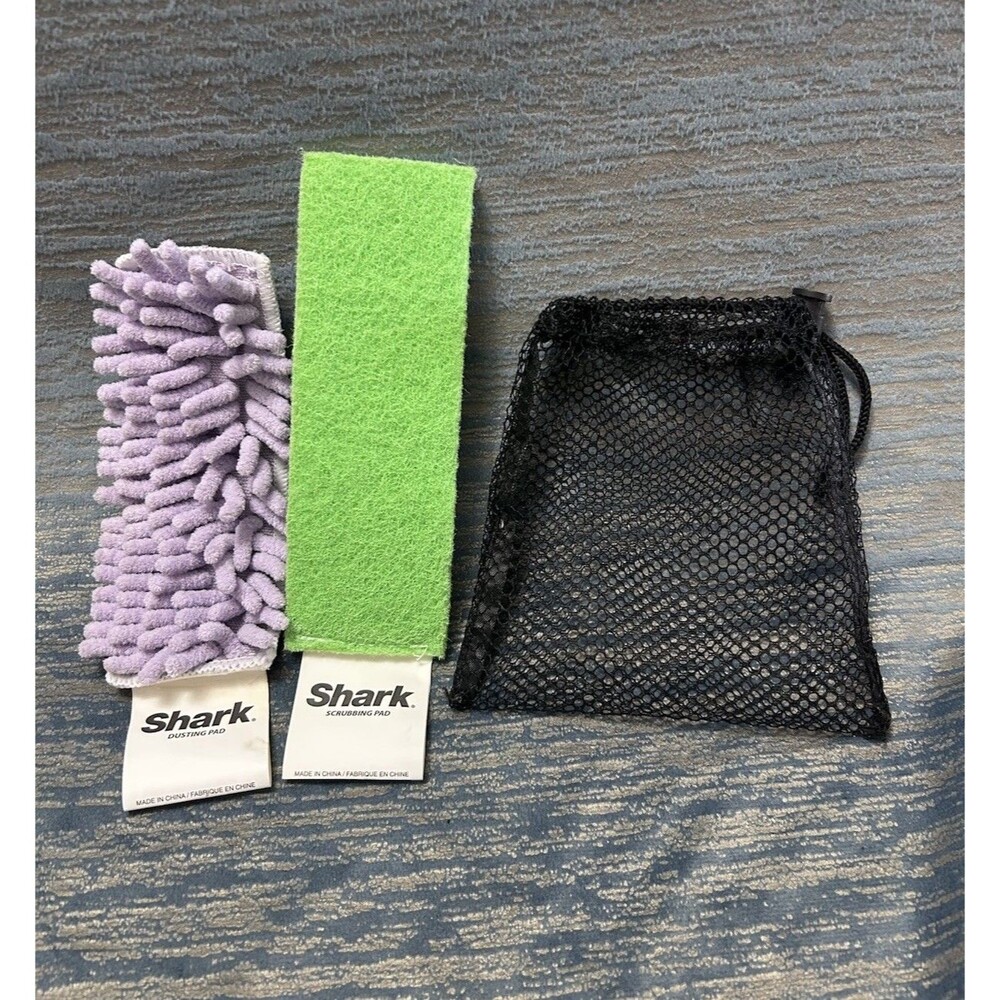 Shark Sonic Duo Carpet Scrub N Stain Pad Set Replacement Pads Dusting Scrubbing
